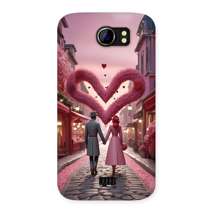 Valetines Couple Walking Back Case for Canvas 2 A110