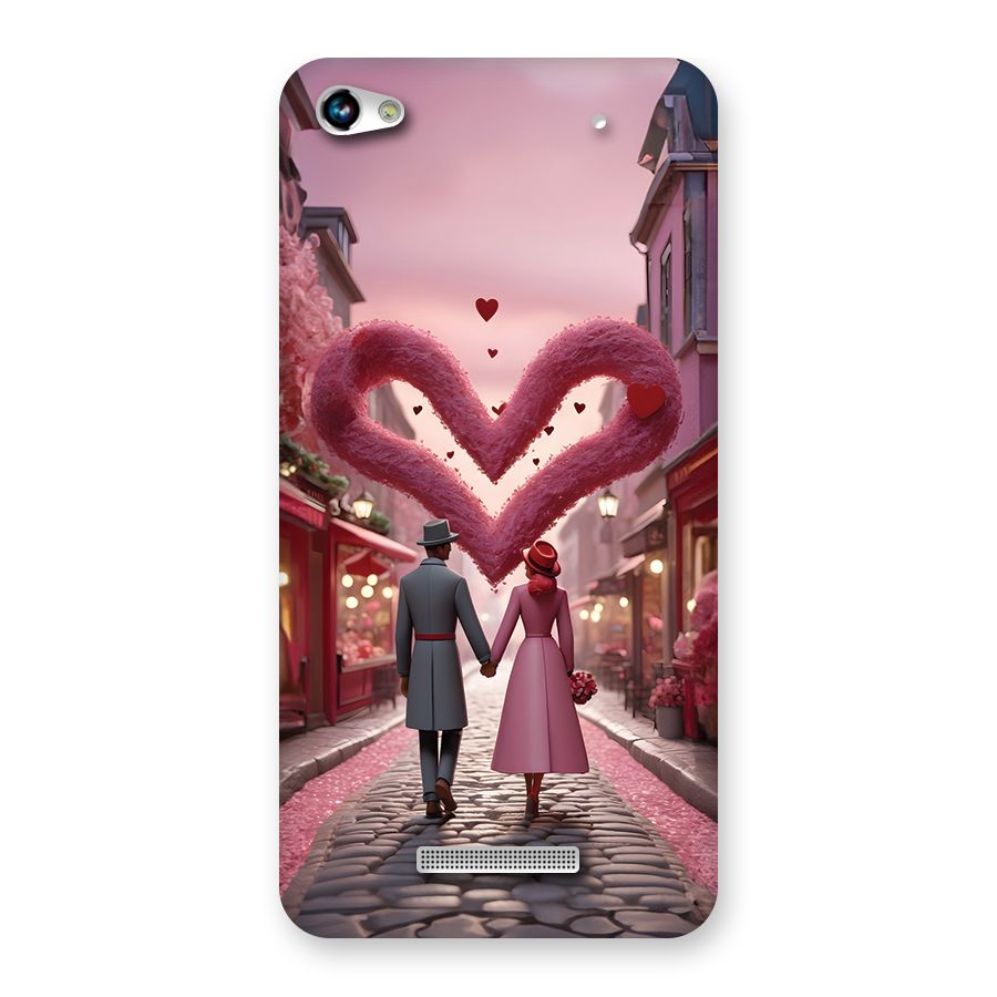 Valetines Couple Walking Back Case for Canvas Hue 2 A316