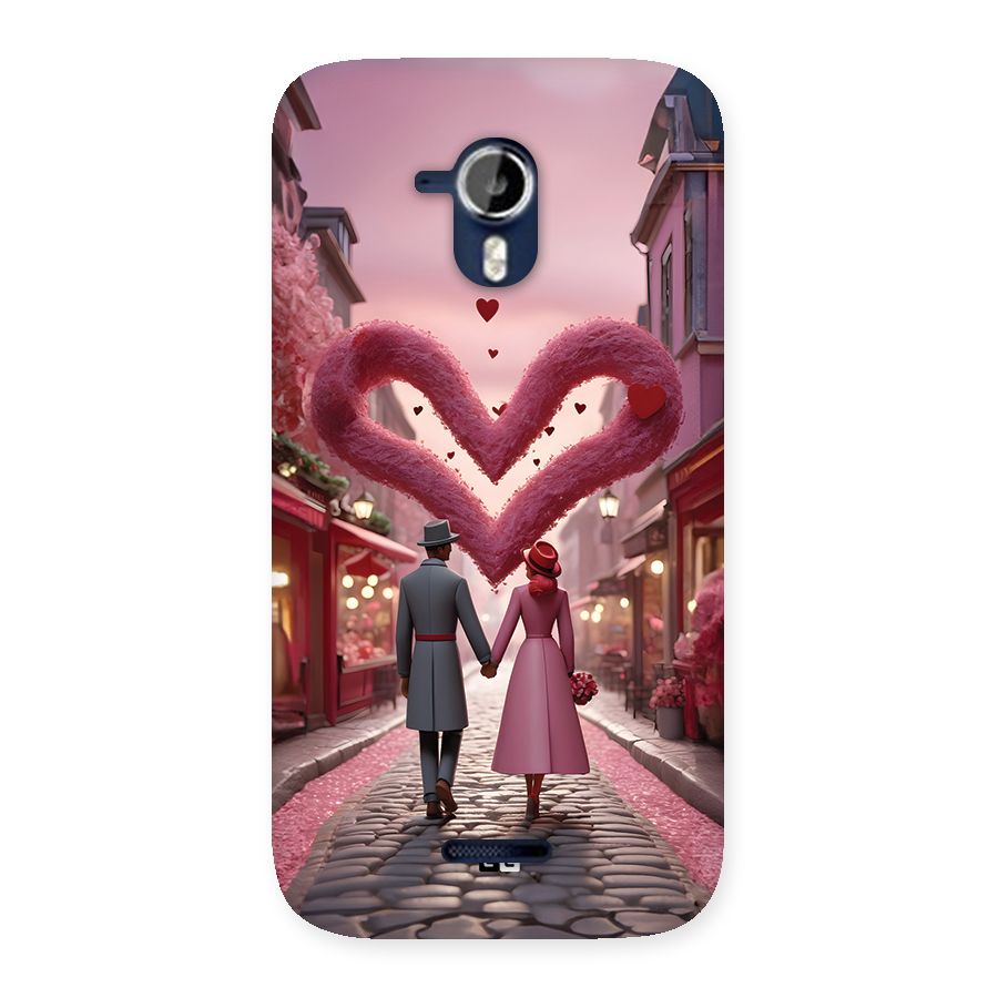 Valetines Couple Walking Back Case for Canvas Magnus A117