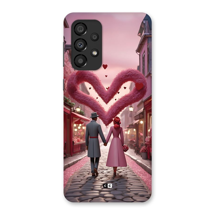 Valetines Couple Walking Back Case for Galaxy A33 5G