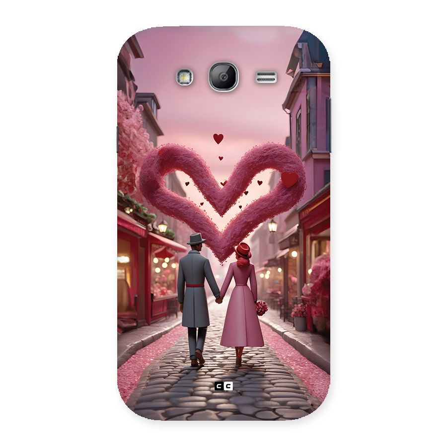 Valetines Couple Walking Back Case for Galaxy Grand Neo