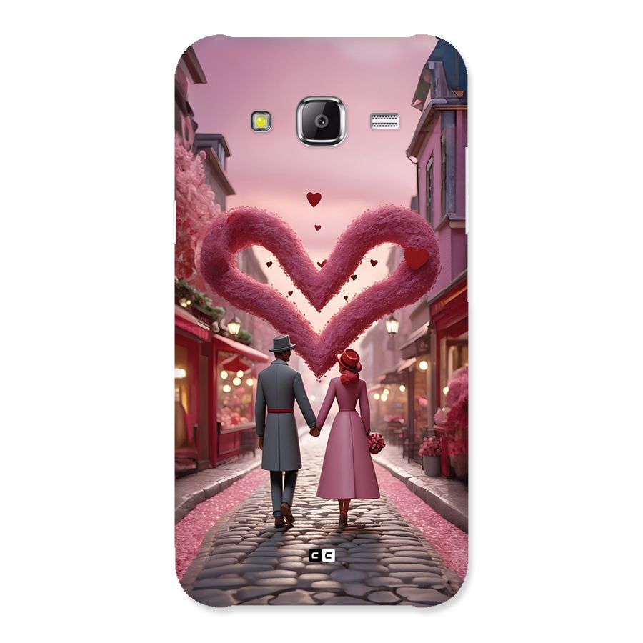 Valetines Couple Walking Back Case for Galaxy J2 Prime
