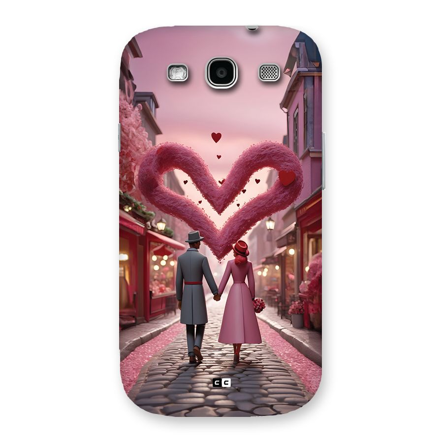 Valetines Couple Walking Back Case for Galaxy S3 Neo