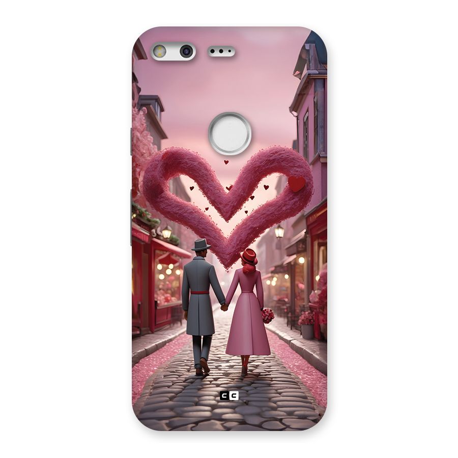 Valetines Couple Walking Back Case for Google Pixel