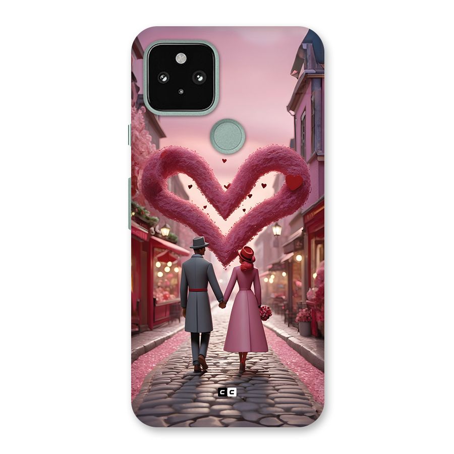 Valetines Couple Walking Back Case for Google Pixel 5