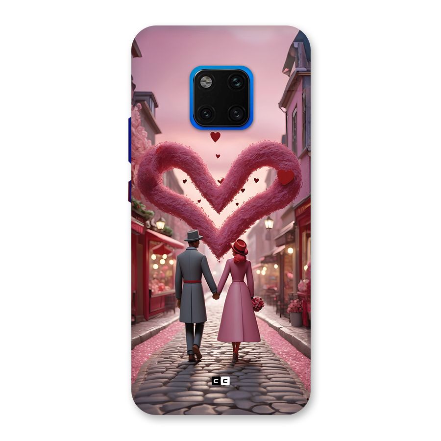 Valetines Couple Walking Back Case for Huawei Mate 20 Pro