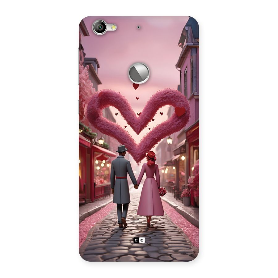 Valetines Couple Walking Back Case for Le 1S