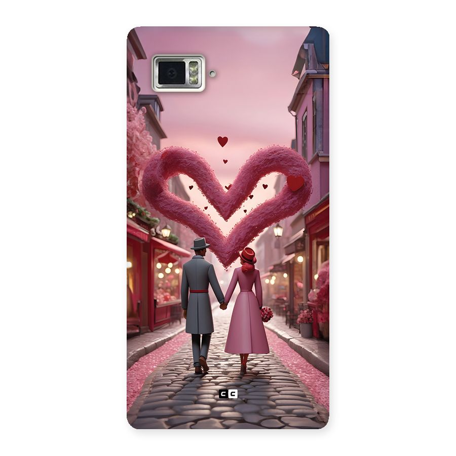 Valetines Couple Walking Back Case for Lenovo Vibe Z2 Pro K920
