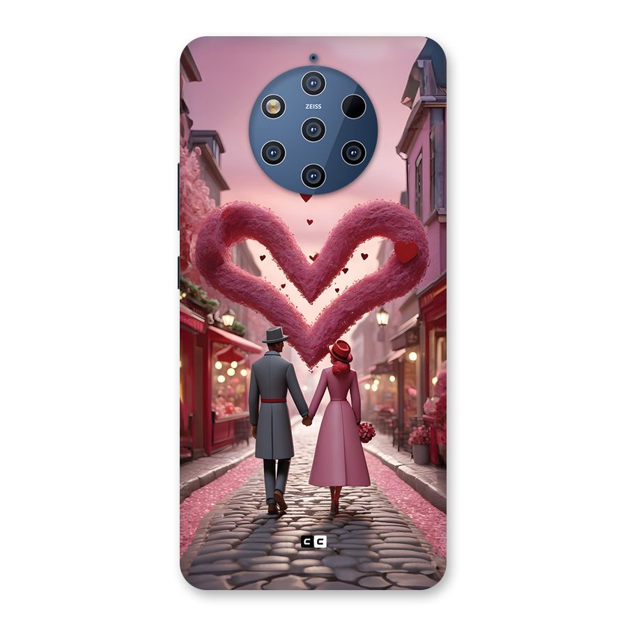 Valetines Couple Walking Back Case for Nokia 9 PureView