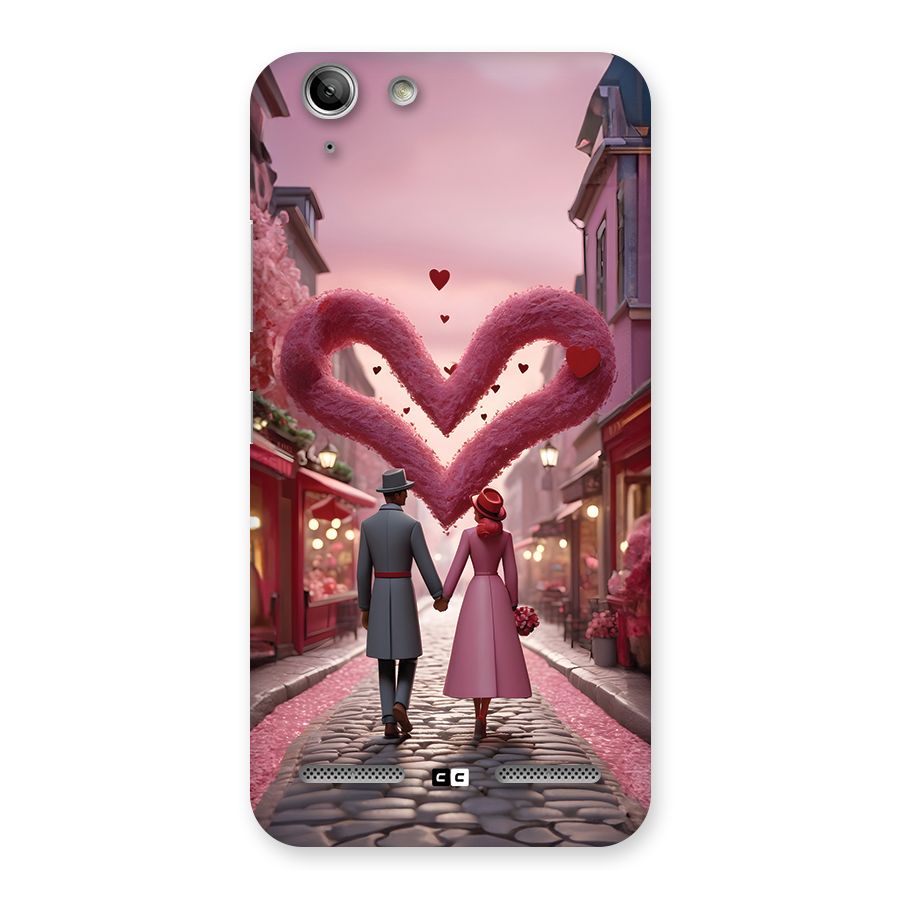 Valetines Couple Walking Back Case for Vibe K5