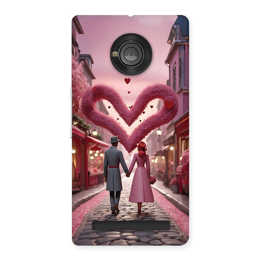 Valetines Couple Walking Back Case for Yunique