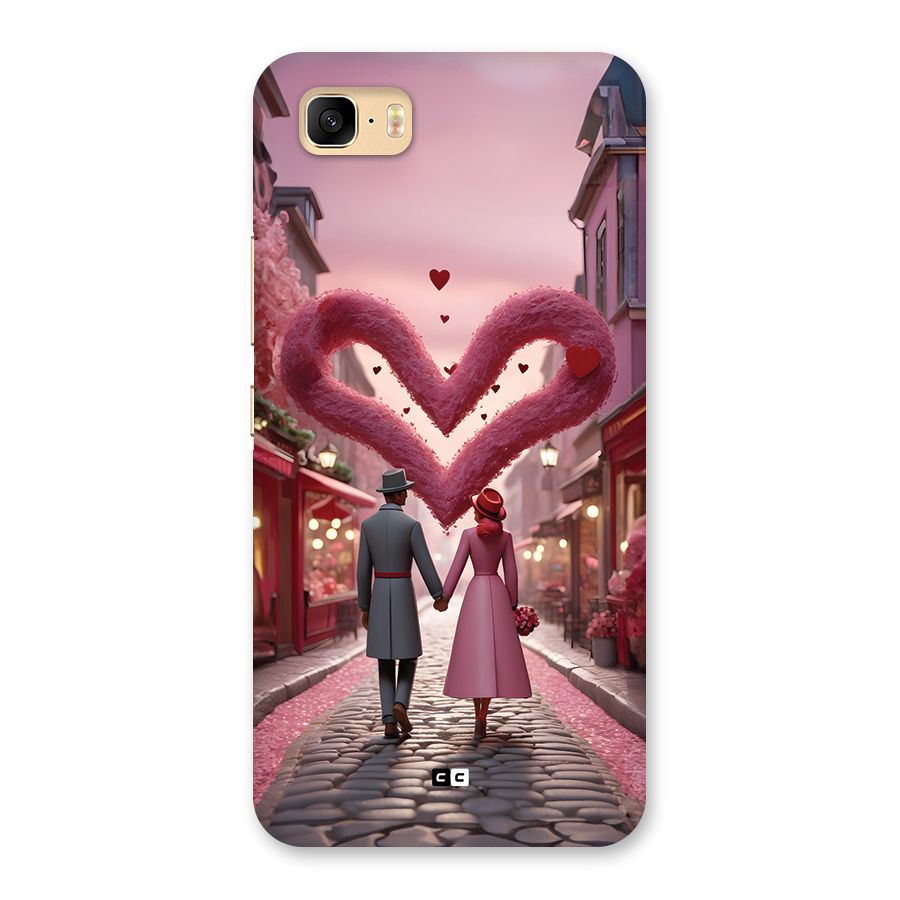 Valetines Couple Walking Back Case for Zenfone 3s Max