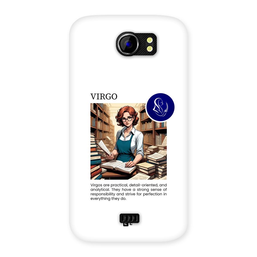 Valuable Virgo Back Case for Canvas 2 A110