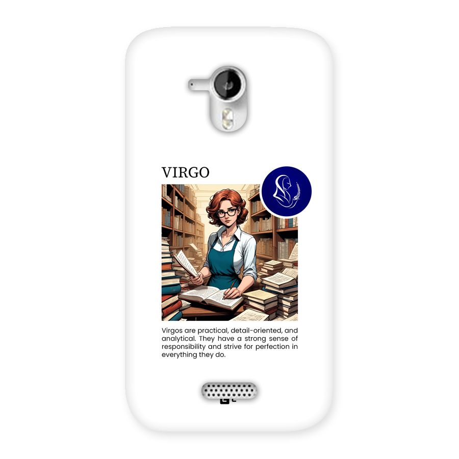 Valuable Virgo Back Case for Canvas HD A116