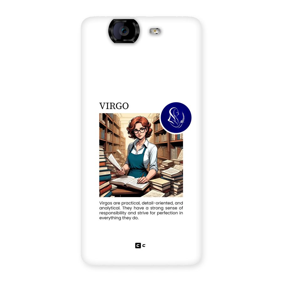 Valuable Virgo Back Case for Canvas Knight A350