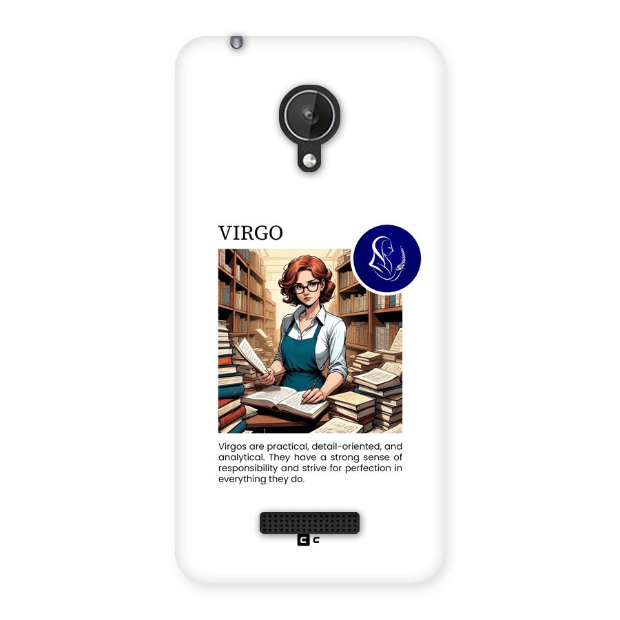Valuable Virgo Back Case for Canvas Spark Q380