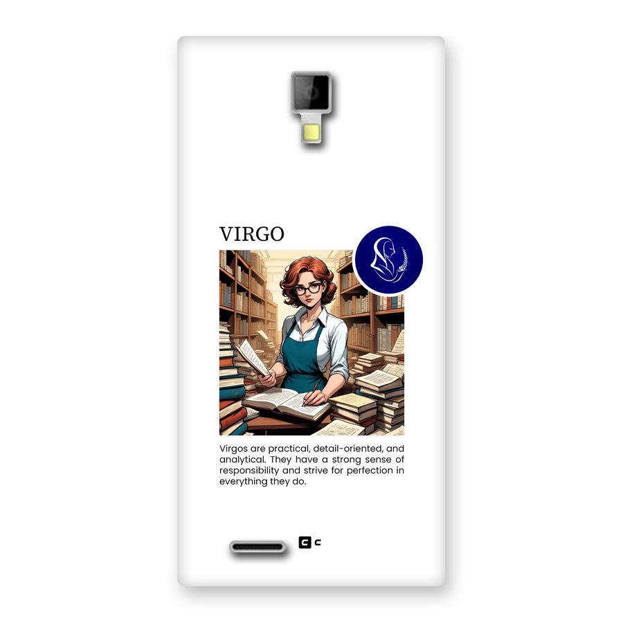 Valuable Virgo Back Case for Canvas Xpress A99