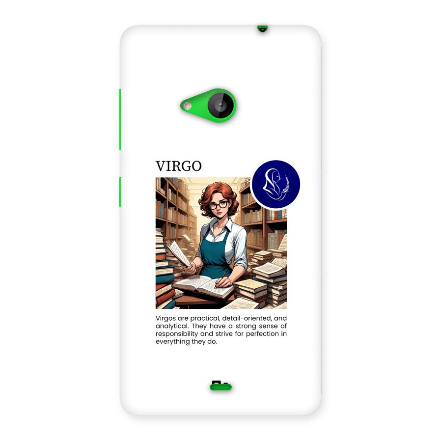 Valuable Virgo Back Case for Lumia 535
