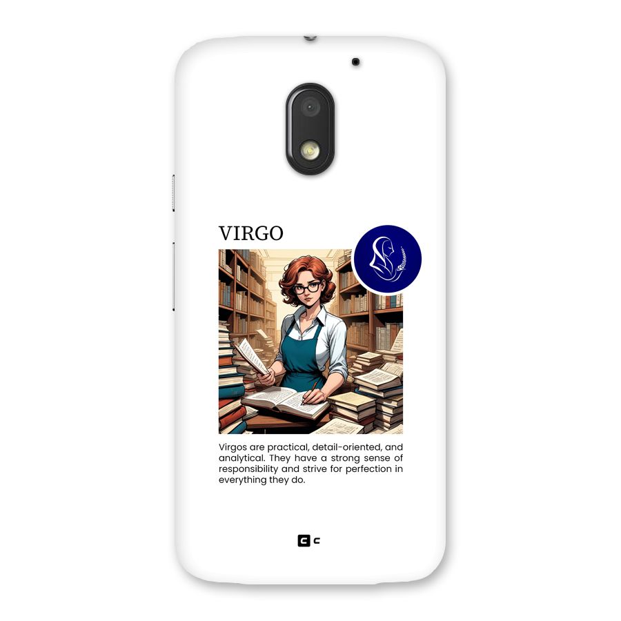 Valuable Virgo Back Case for Moto E3 Power