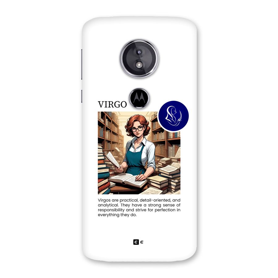 Valuable Virgo Back Case for Moto E5