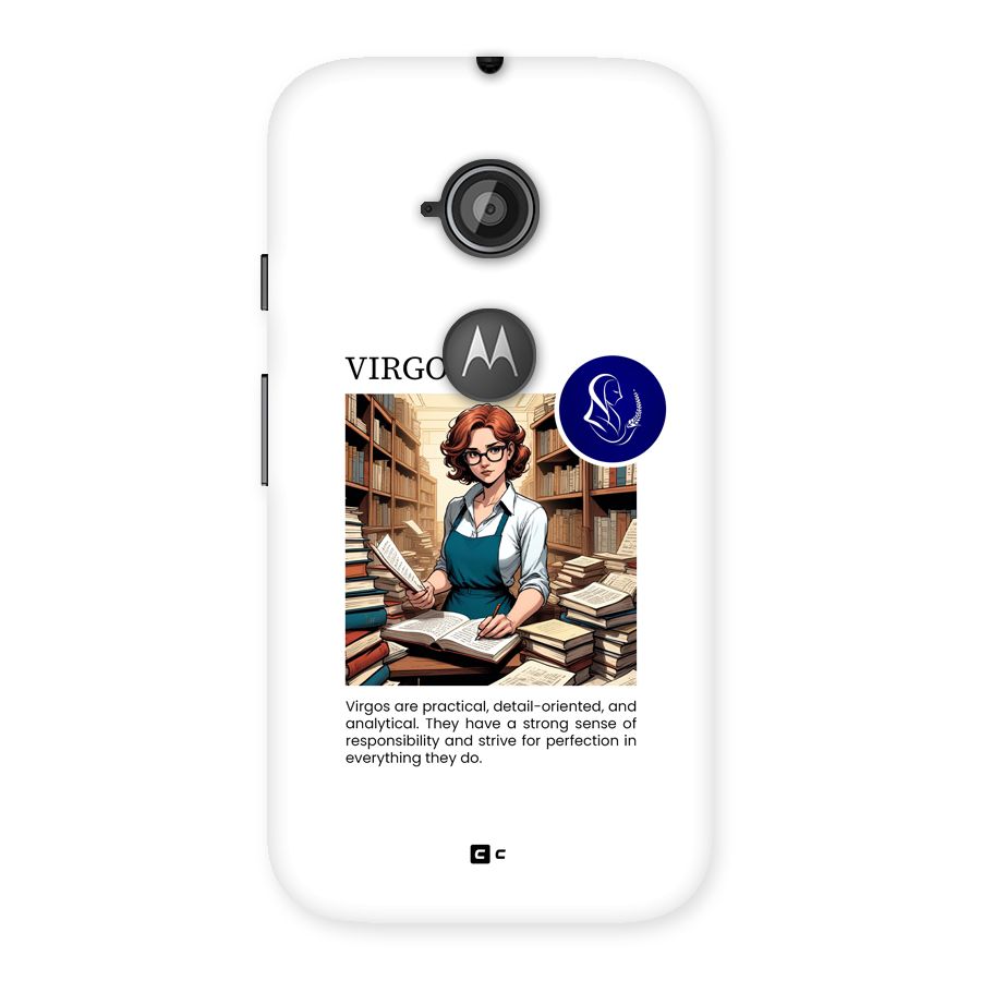 Valuable Virgo Back Case for Moto E 2nd Gen