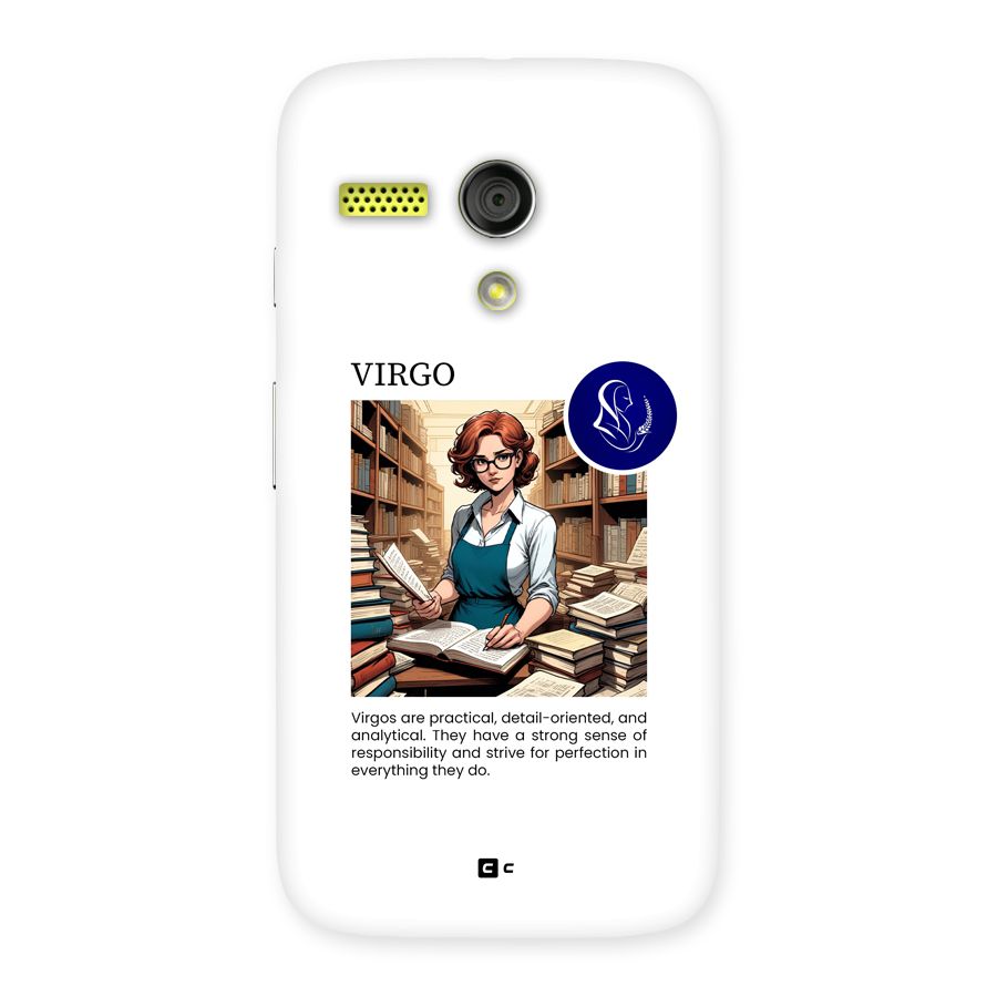 Valuable Virgo Back Case for Moto G