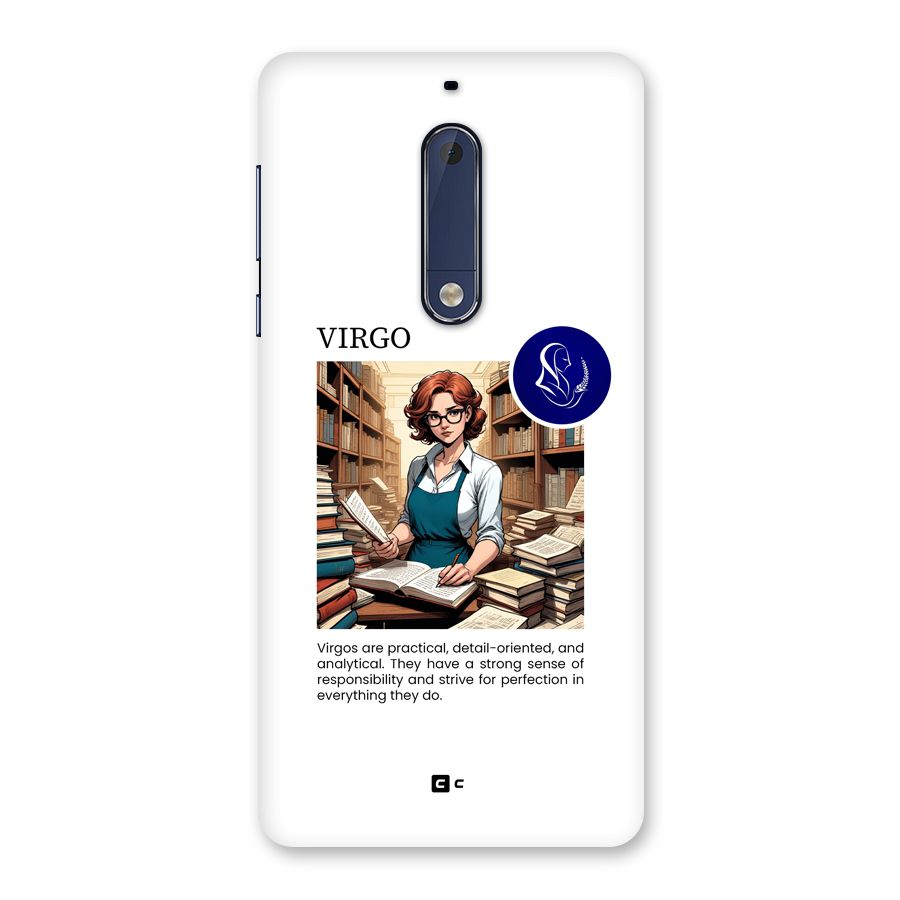 Valuable Virgo Back Case for Nokia 5