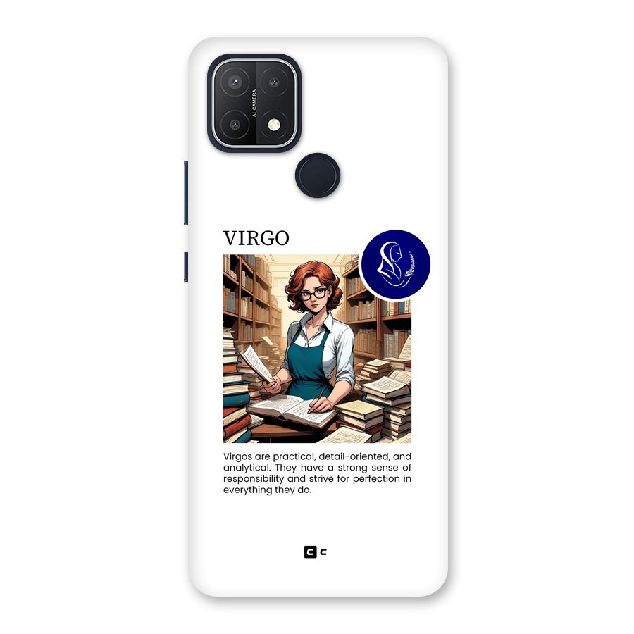 Valuable Virgo Back Case for Oppo A15s