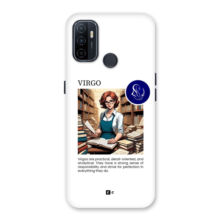 Valuable Virgo Back Case for Oppo A53