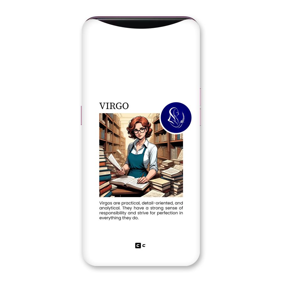 Valuable Virgo Back Case for Oppo Find X