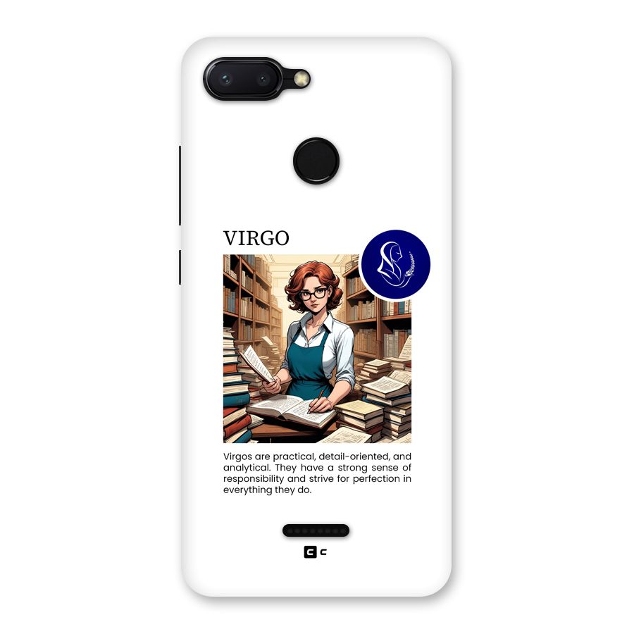 Valuable Virgo Back Case for Redmi 6