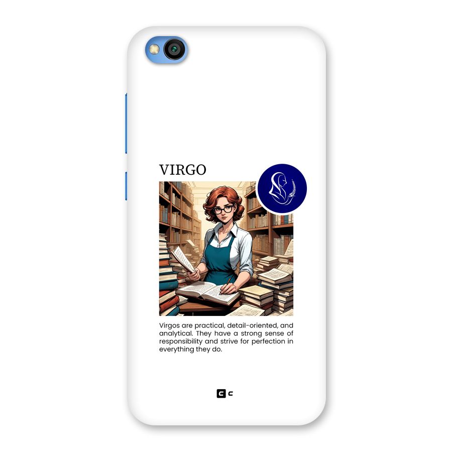 Valuable Virgo Back Case for Redmi Go