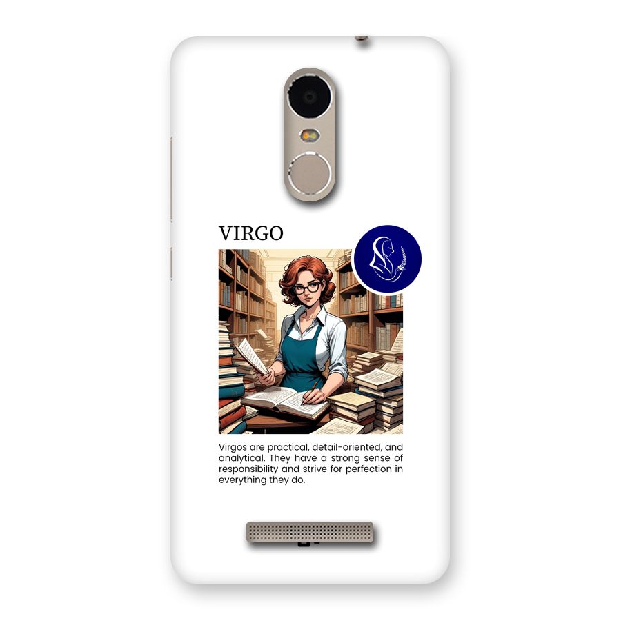 Valuable Virgo Back Case for Redmi Note 3