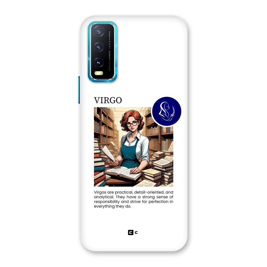 Valuable Virgo Back Case for Vivo Y20