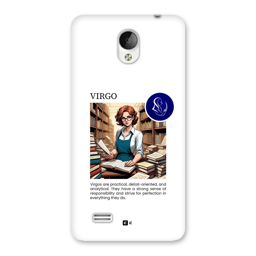 Valuable Virgo Back Case for Vivo Y21