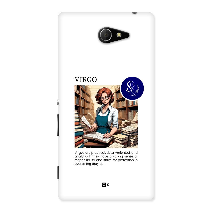 Valuable Virgo Back Case for Xperia M2