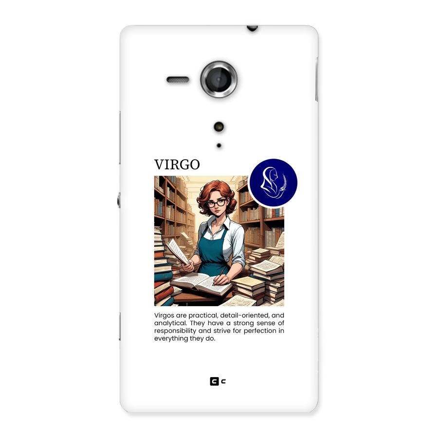 Valuable Virgo Back Case for Xperia Sp