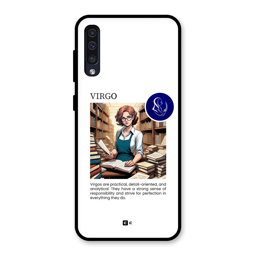 Valuable Virgo Glass Back Case for Galaxy A30s