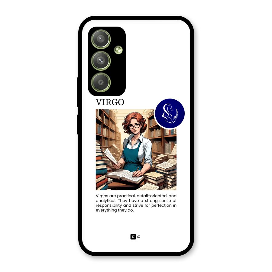Valuable Virgo Glass Back Case for Galaxy A54