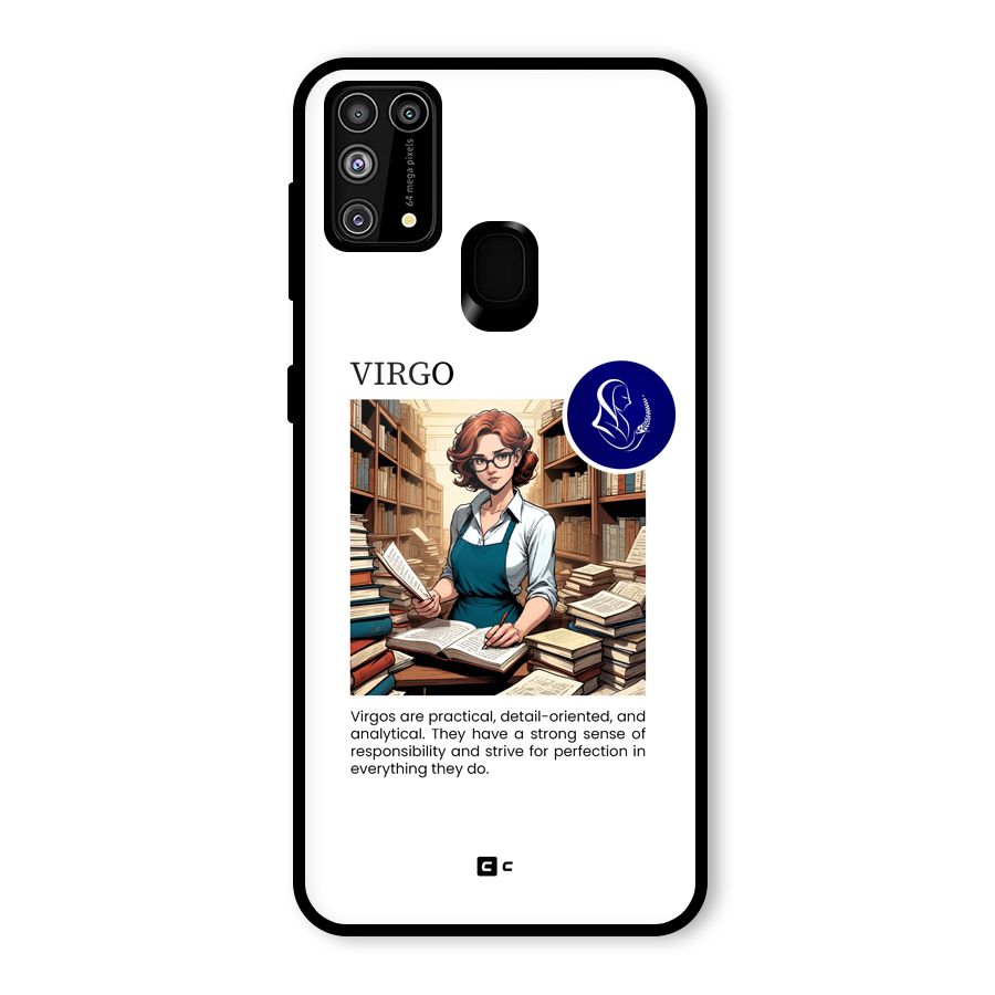 Valuable Virgo Glass Back Case for Galaxy F41