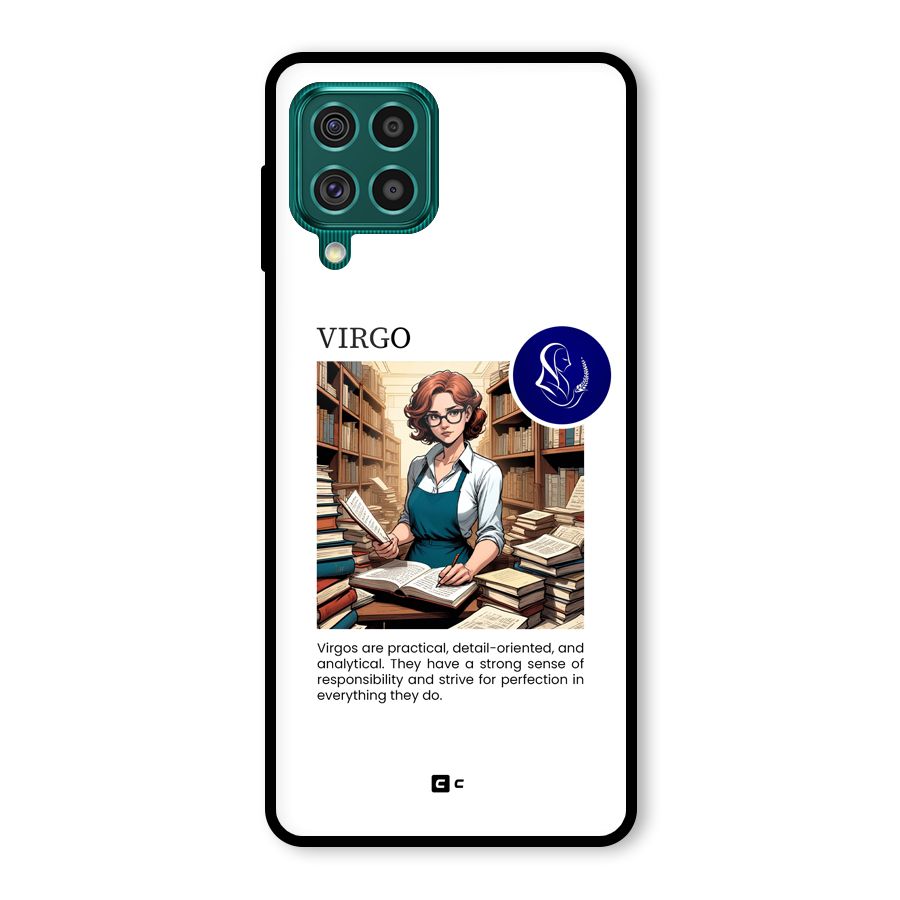 Valuable Virgo Glass Back Case for Galaxy F62