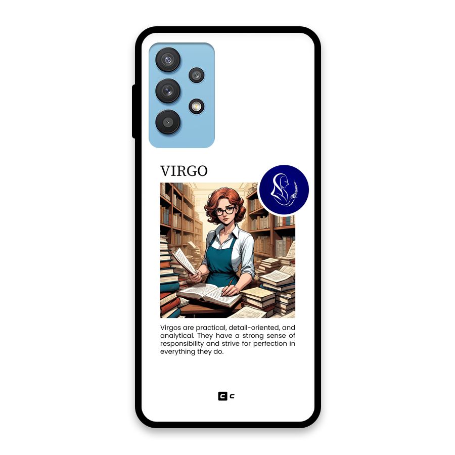 Valuable Virgo Glass Back Case for Galaxy M32 5G