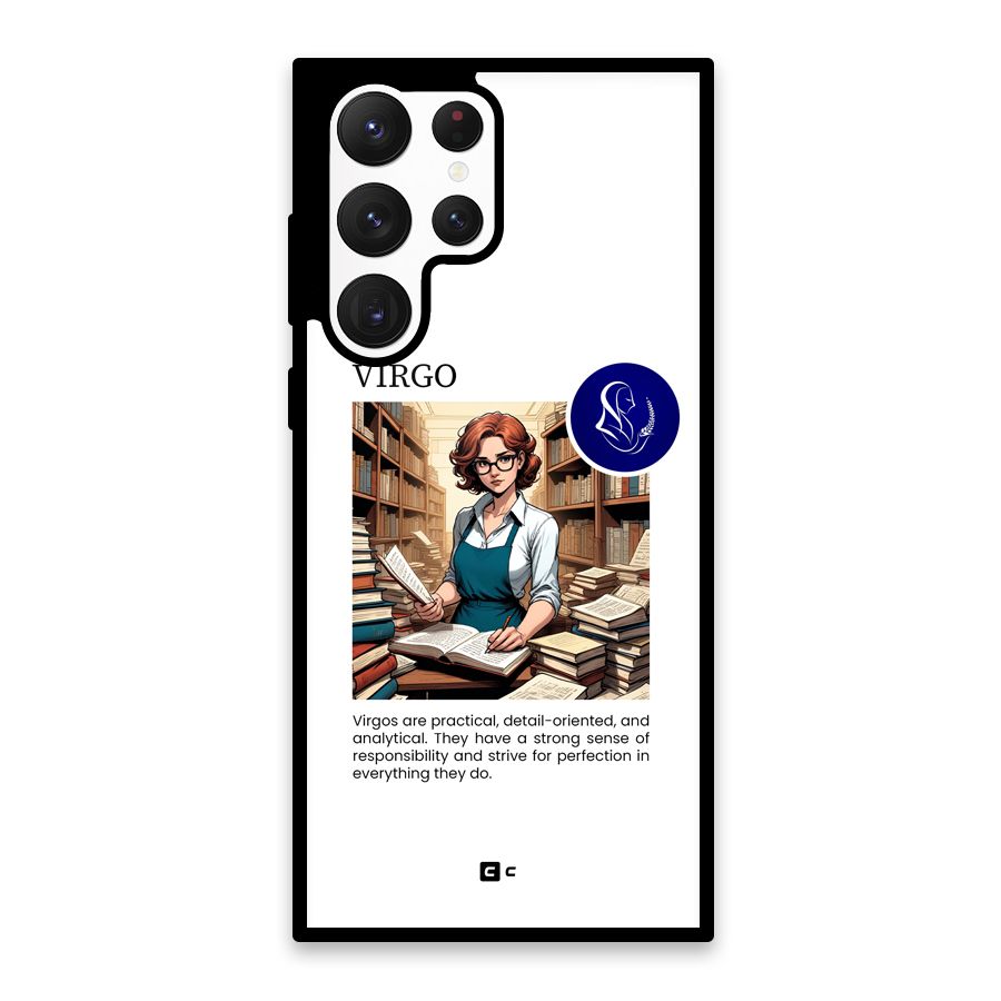 Valuable Virgo Glass Back Case for Galaxy S22 Ultra 5G