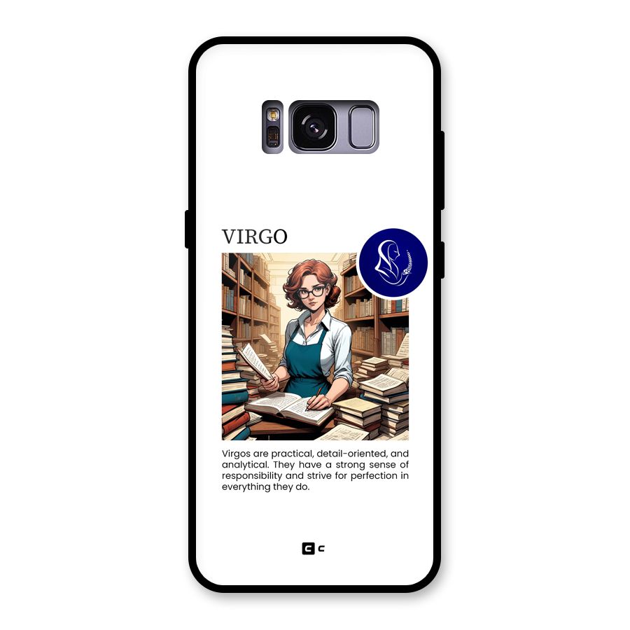 Valuable Virgo Glass Back Case for Galaxy S8