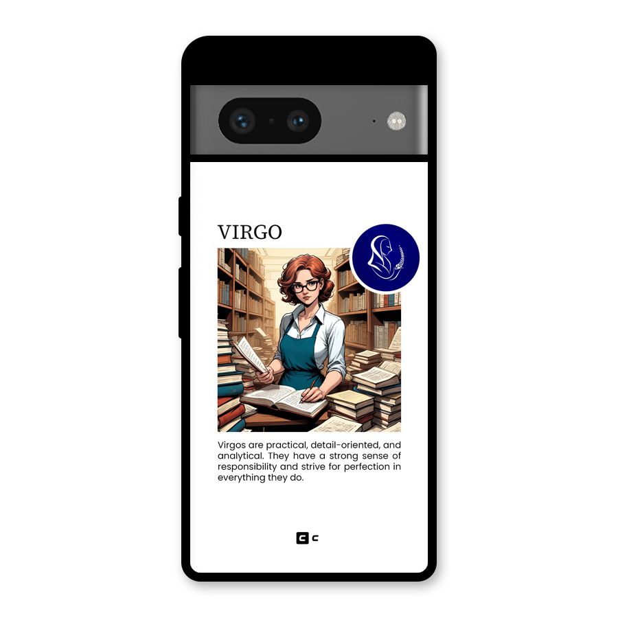 Valuable Virgo Glass Back Case for Google Pixel 7