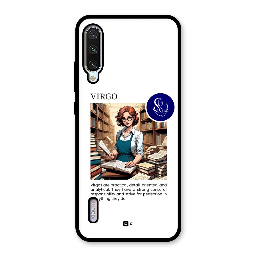 Valuable Virgo Glass Back Case for Mi A3