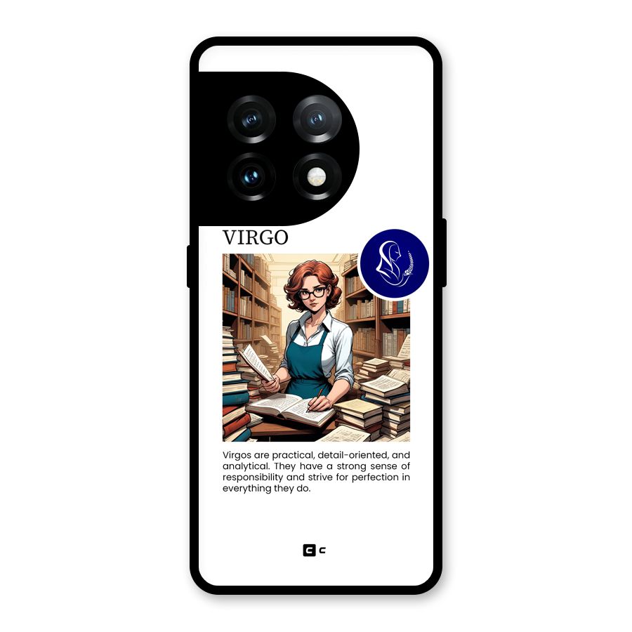 Valuable Virgo Glass Back Case for OnePlus 11