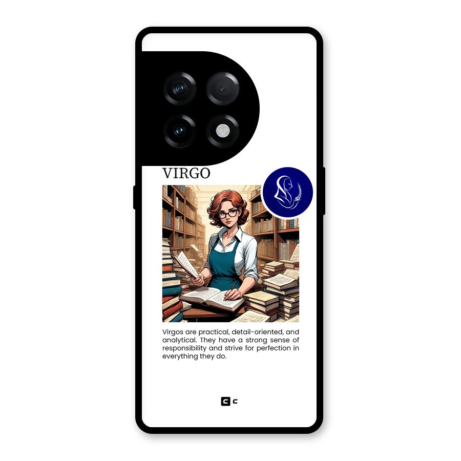 Valuable Virgo Glass Back Case for OnePlus 11R