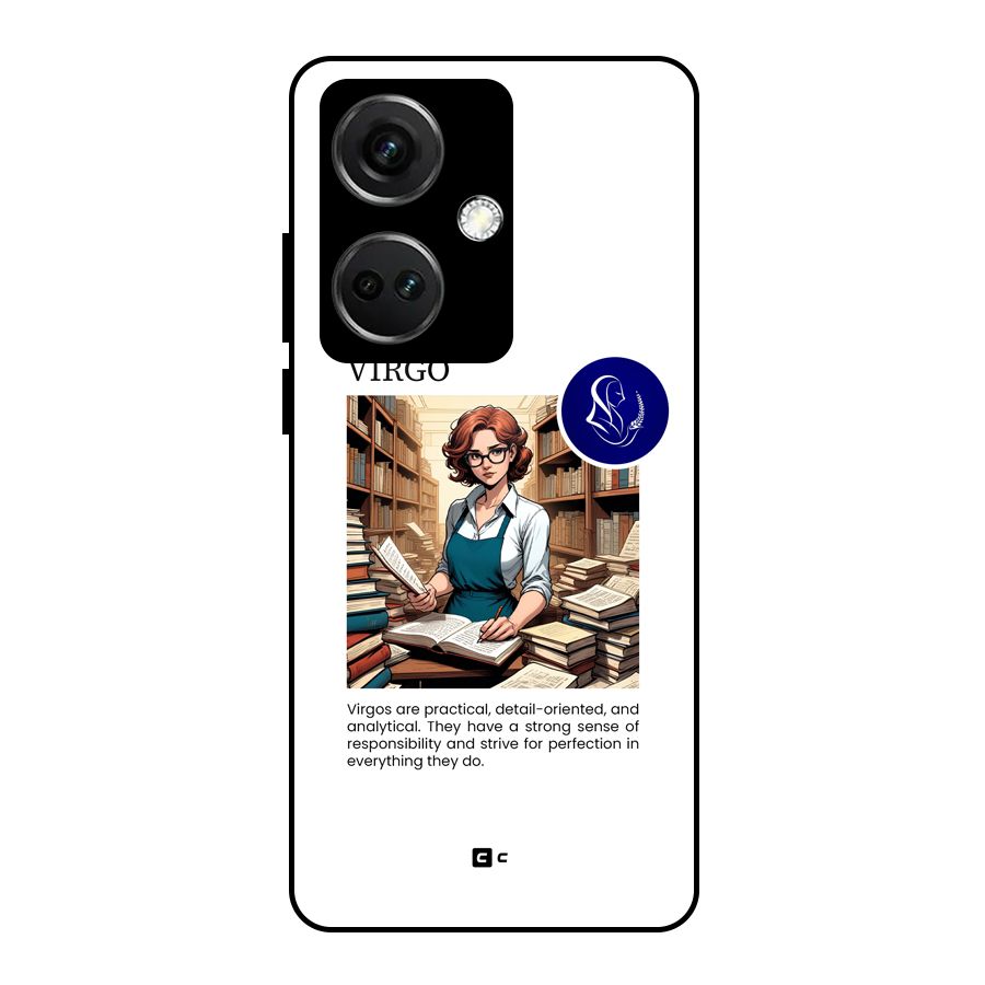 Valuable Virgo Glass Back Case for OnePlus Nord CE 3 5G