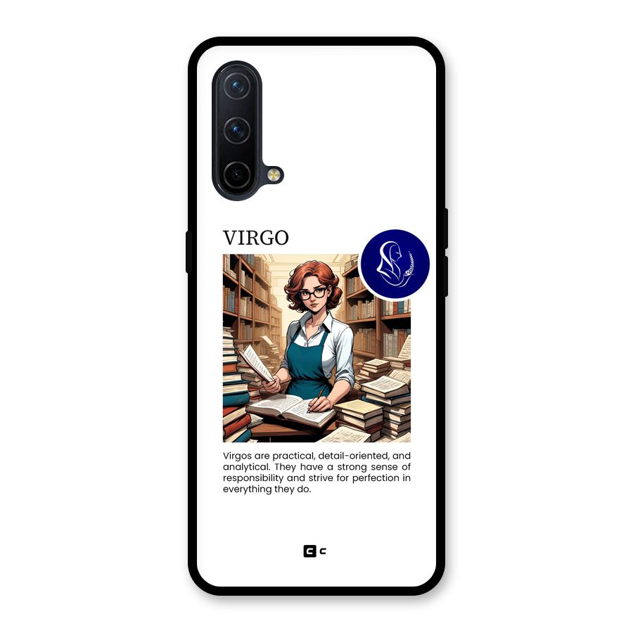 Valuable Virgo Glass Back Case for OnePlus Nord CE 5G